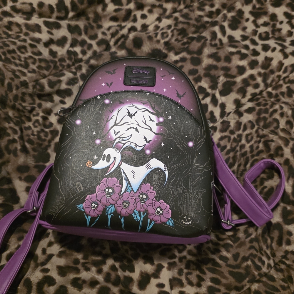 Loungefly Disney Purple and Black Backpack